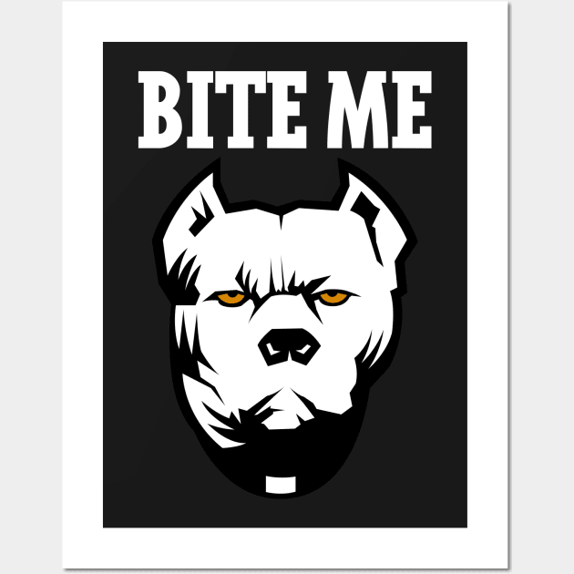 BITE ME Wall Art by hoopaman